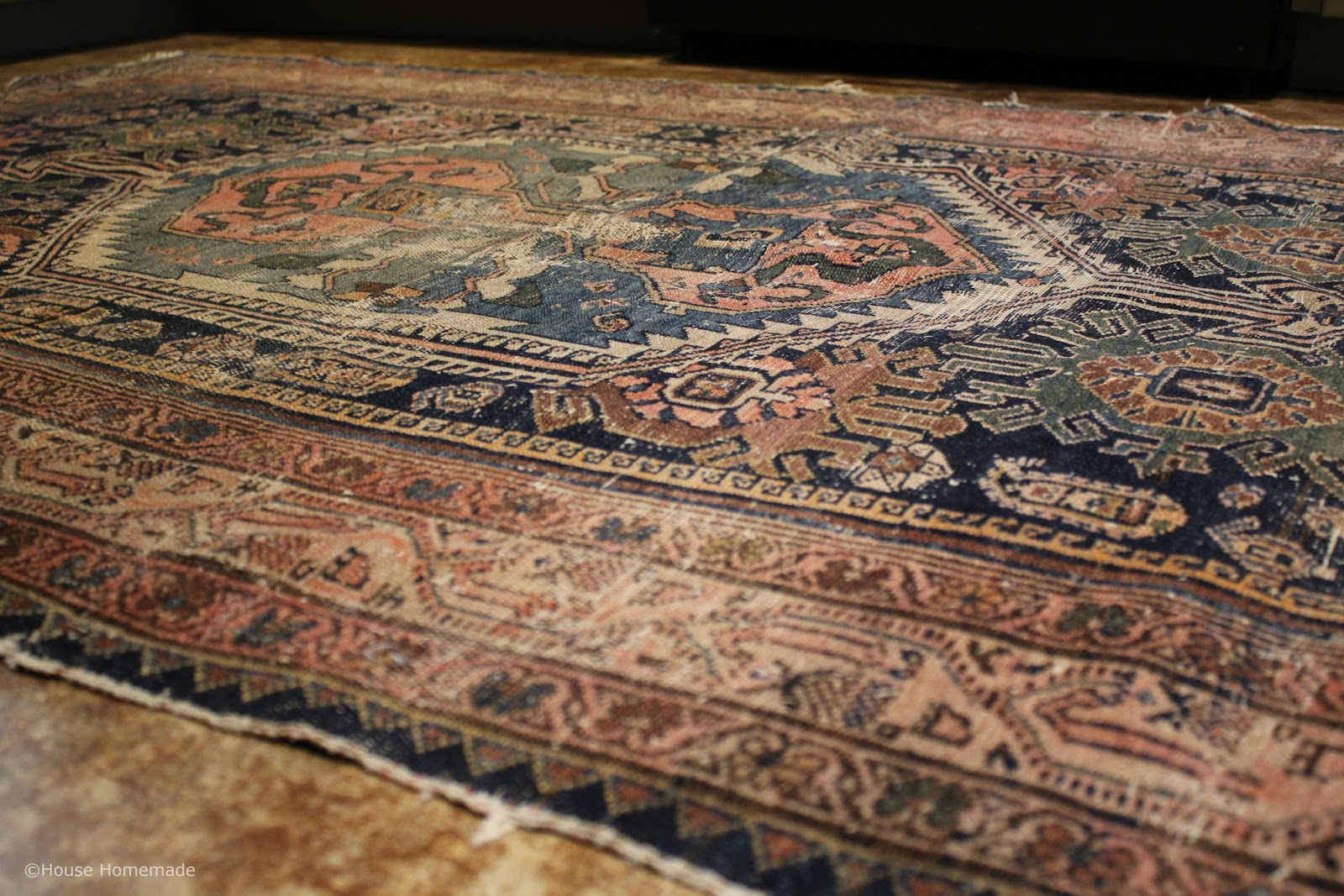 House Homemade Antique Rug Love Get the Look