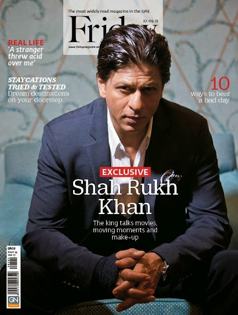 Shah Rukh Khan on the cover of #FRIDAY magazine !!