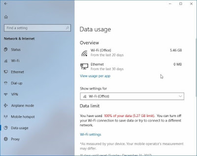 Mengatur pias penerapan bimbingan wifi di windows 10-a Mengatur pias penggunaan preskripsi arah wifi di windows 10-a