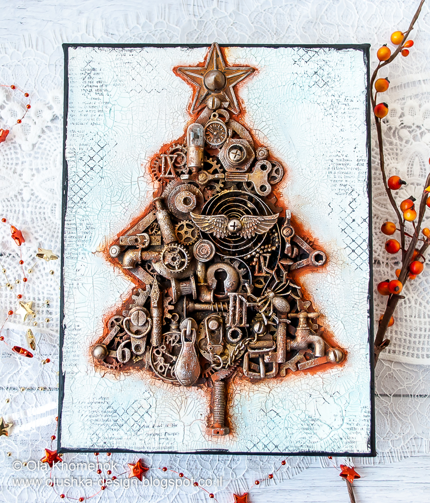 LikeArtStudio by Ola Khomenok Steampunk Christmas tree ) LikeArtStudio by Ola Khomenok Steampunk Christmas tree )