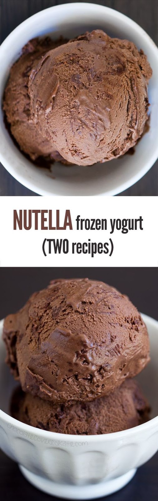 Nutella Frozen Yogurt Two Recipes Girls Dishes