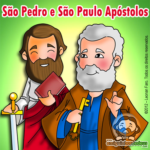 São Pedro e São Paulo desenho