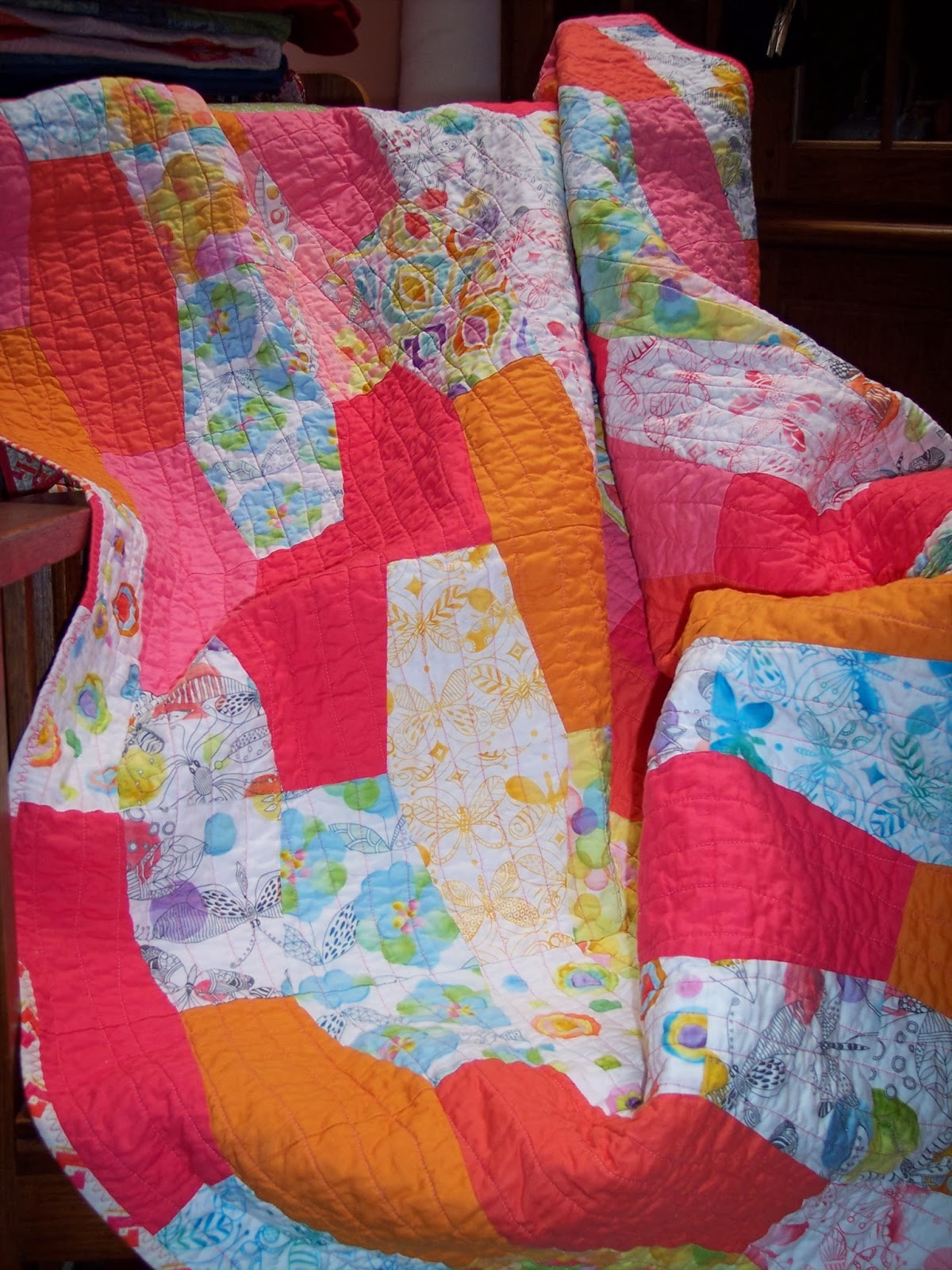 It's Friday! Lava Lamp Quilt