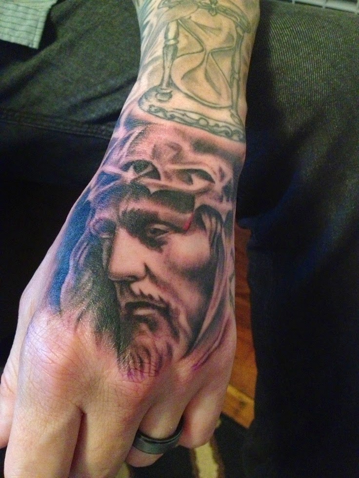 35 Jesus Hand Tattoo Tattoo Lawas