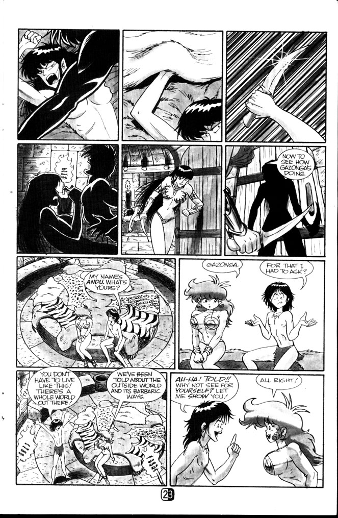 Read online Amazon Gazonga: Bad Girls Of The Jungle comic -  Issue # Full - 25