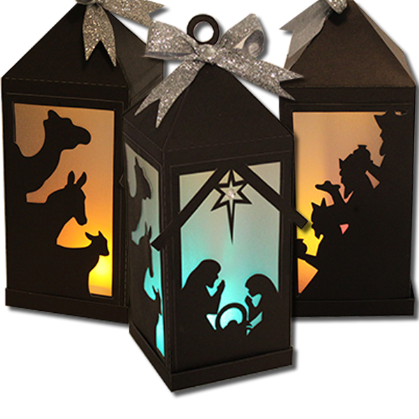 Download JMRush Designs: Nativity Scene Lantern (Flameless)