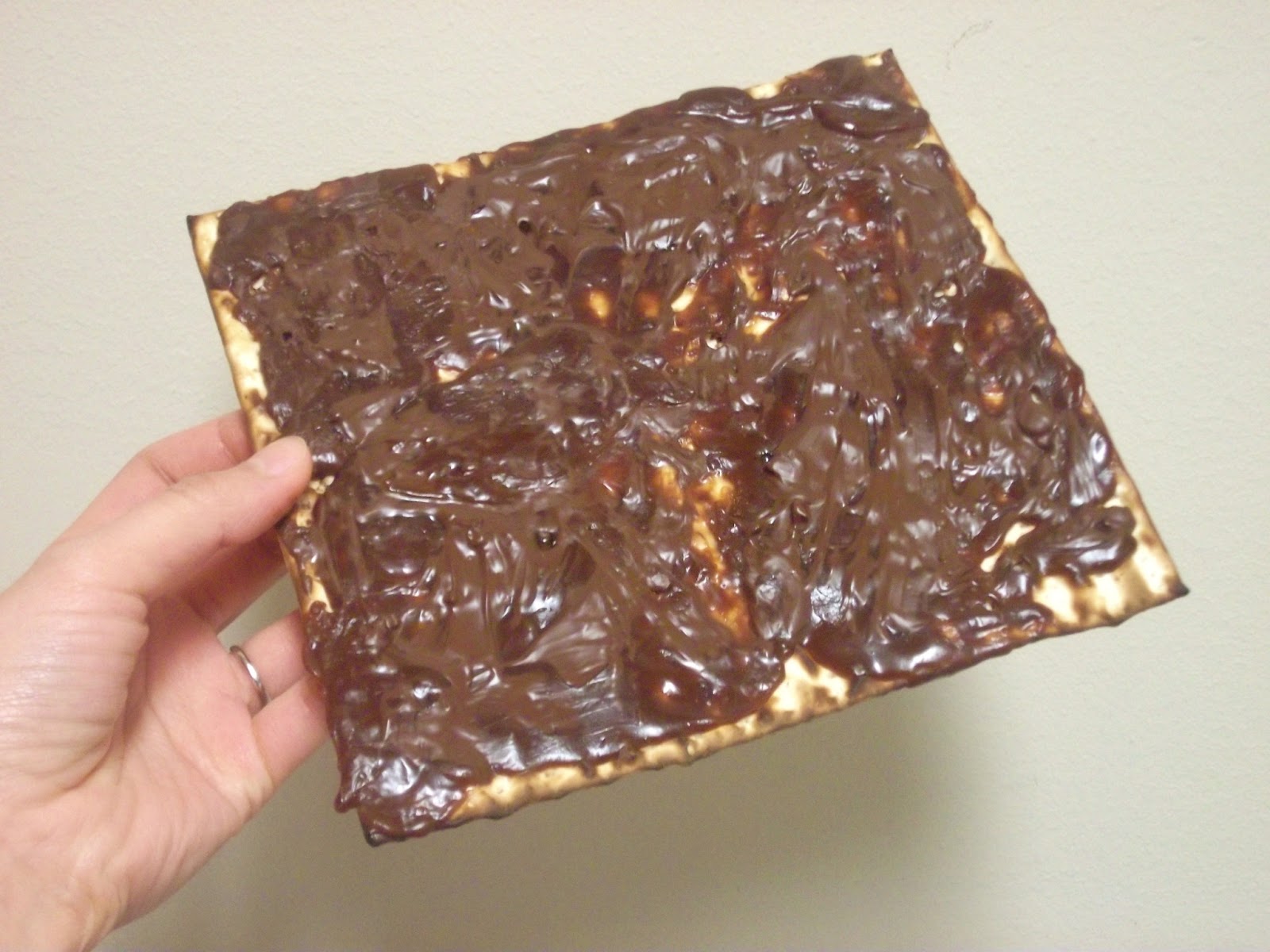 The Foodie Next Door No Bake Matzo Brittle (aka Chocolate Caramel Matzo)