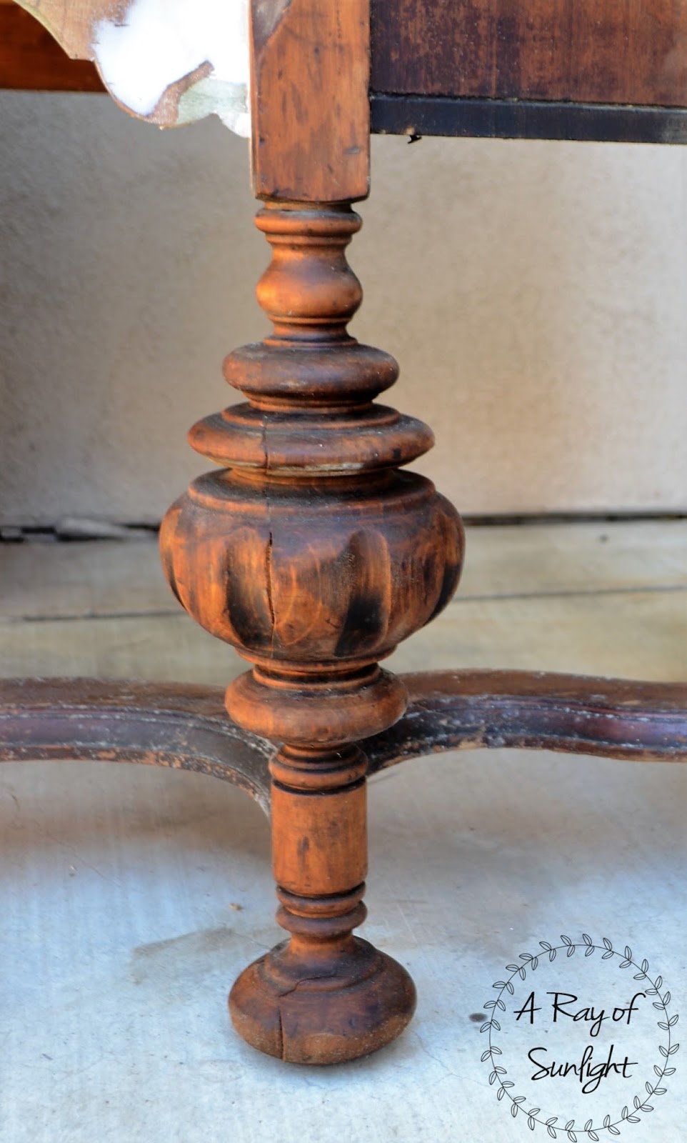 How to Remove Old Stain from Detailed Wood A Ray of Sunlight