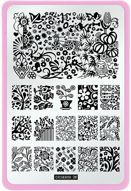 Lacquer or Leave Her!: New Cici&Sisi stamping set (Jumbo 5)!!
