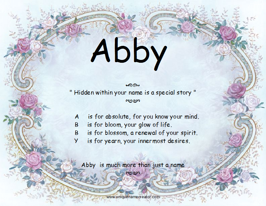 Abby Unique Name Creator