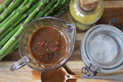 Delicious balsamic vinaigrette with a touch of garlic a secret recipe from Julia Child 