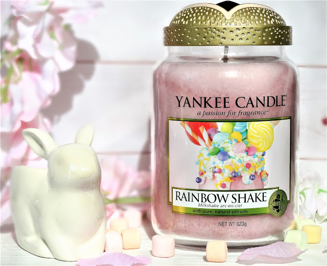 avis Rainbow Shake - Milkshake Arc-en-Ciel de Yankee Candle, bougie paques yankee candle, yankee candle easter candle review