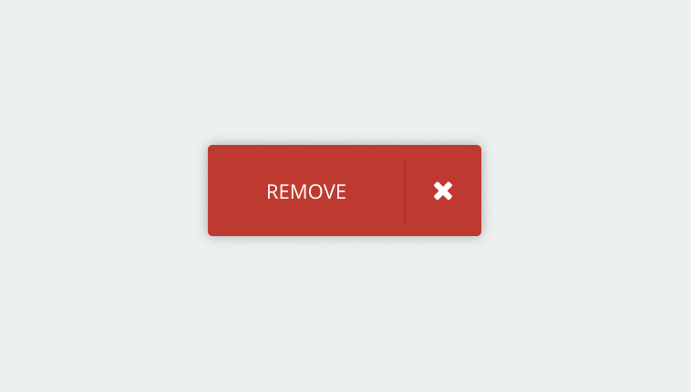 CSS Button Concept For Remove And Success - W3tweaks