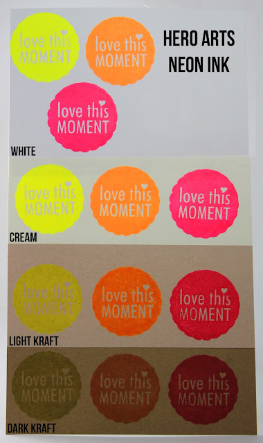 Stamped in His image: Hero Arts Neon Ink Pads