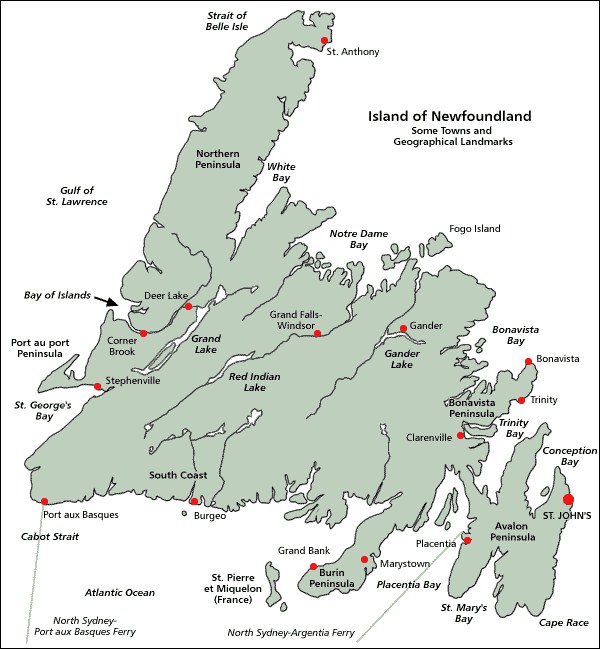Newdowndland Island Cities Newdowndland Island Cities