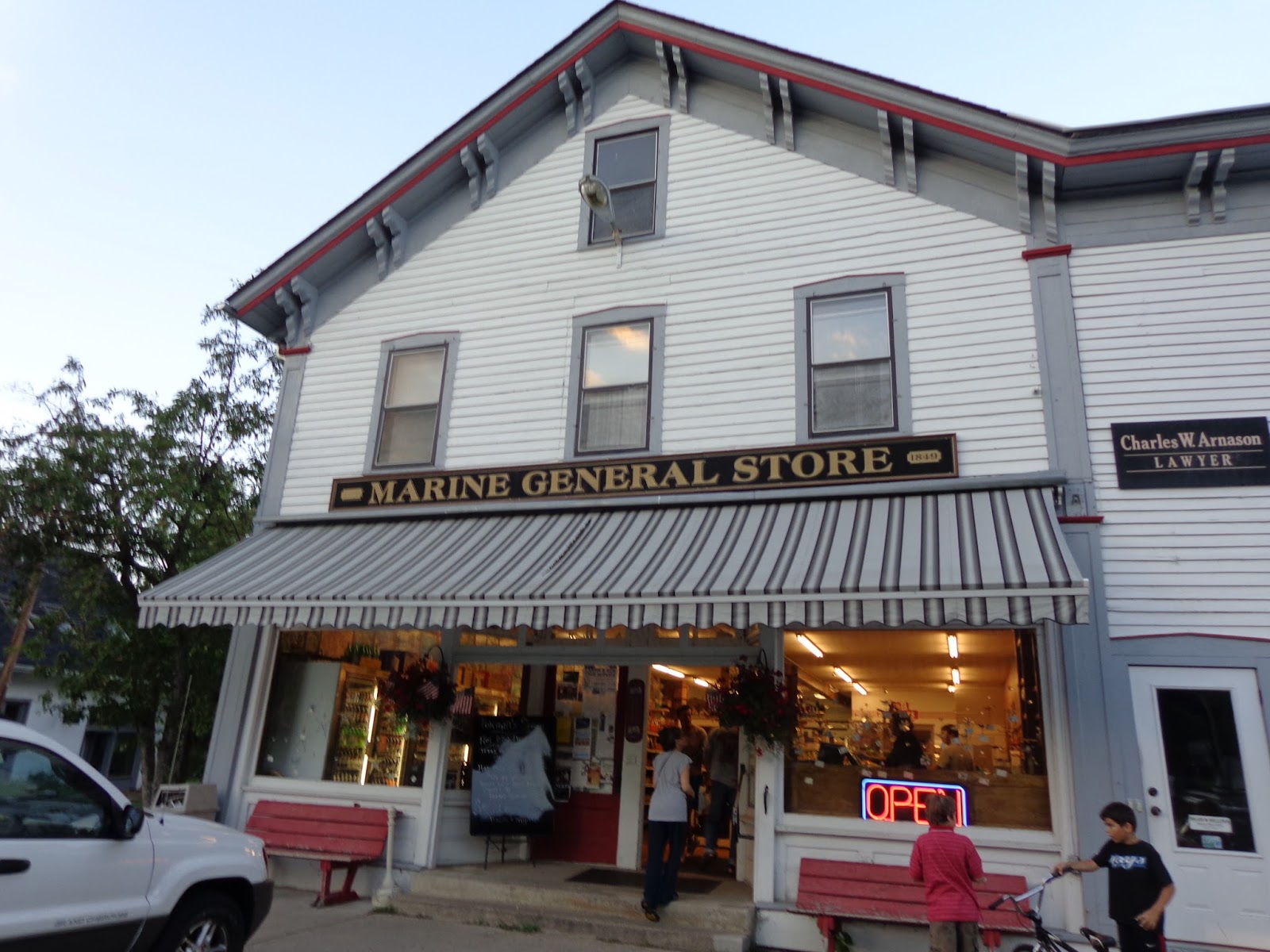 Linda's Bike Log July 31, 2013. Osceola, WI to Marine on St. Croix, MN