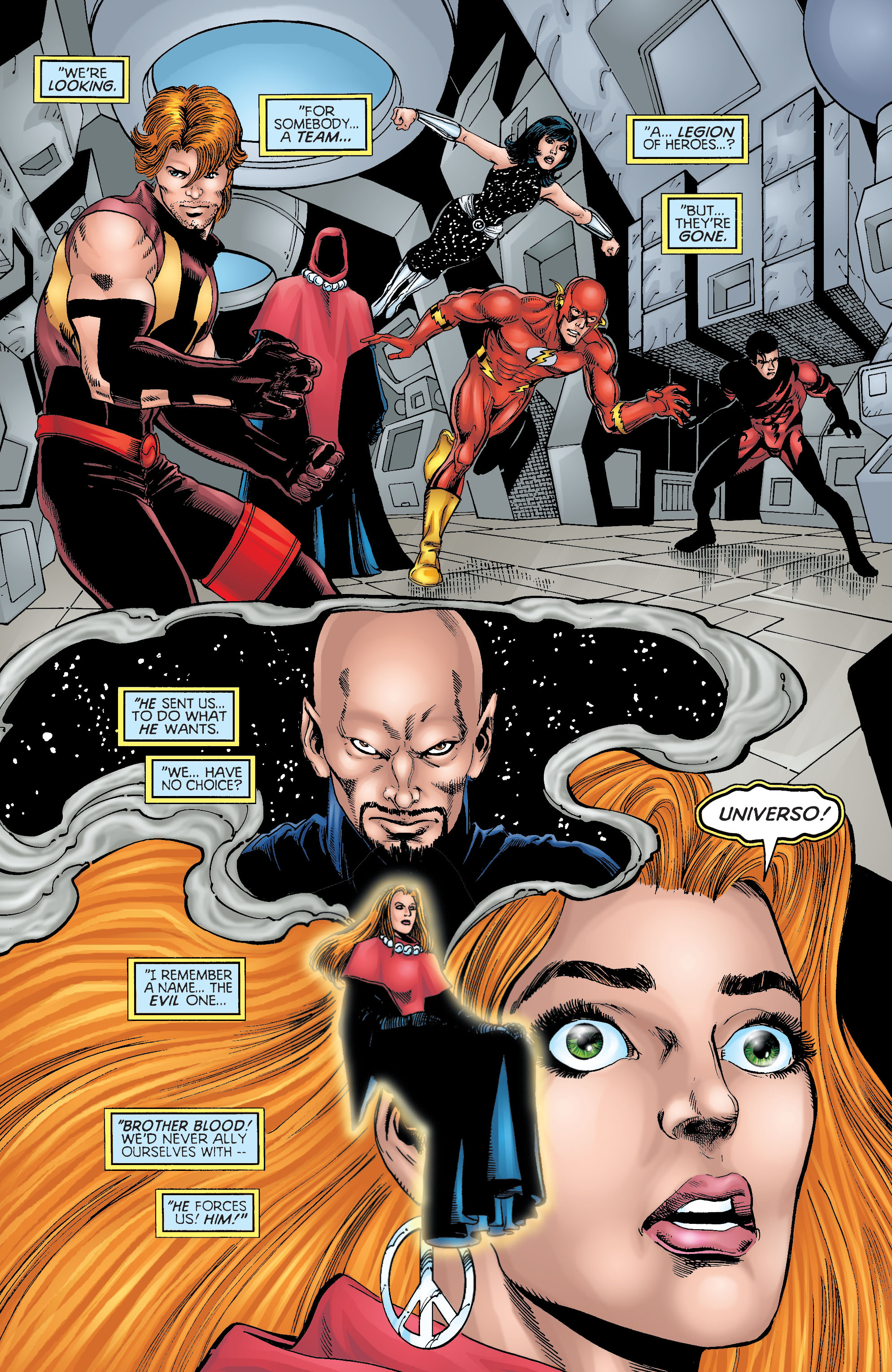 Read online Titans/Legion of Super-Heroes: Universe Ablaze comic -  Issue #3 - 8