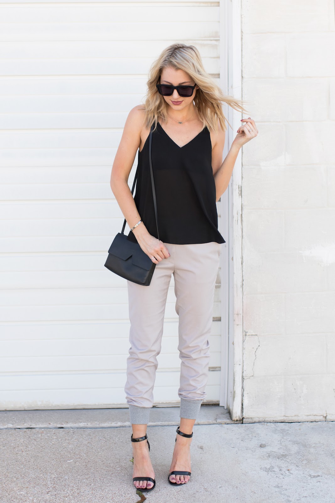Dressed up jogger pants