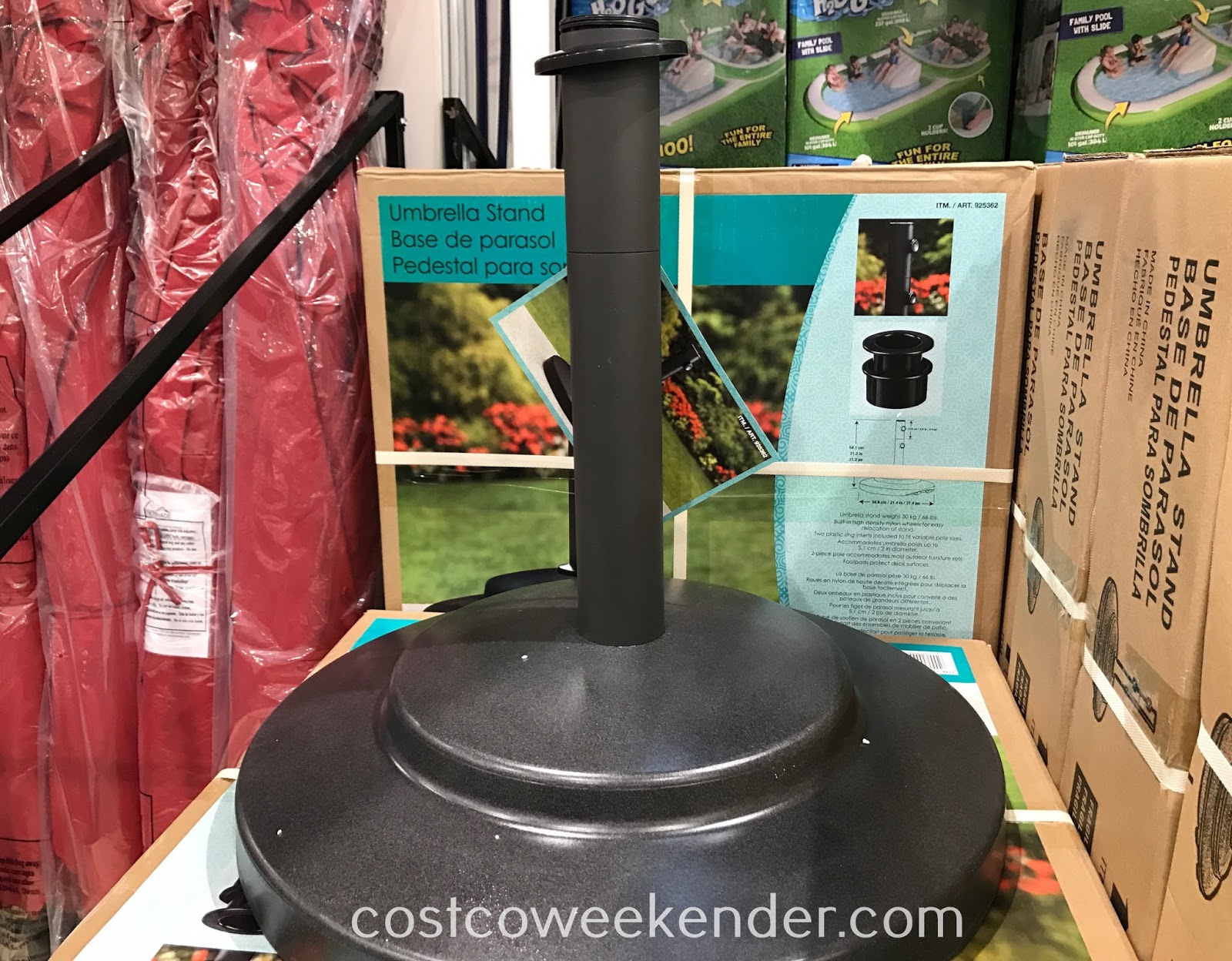 Costco umbrella base with wheels Clearance