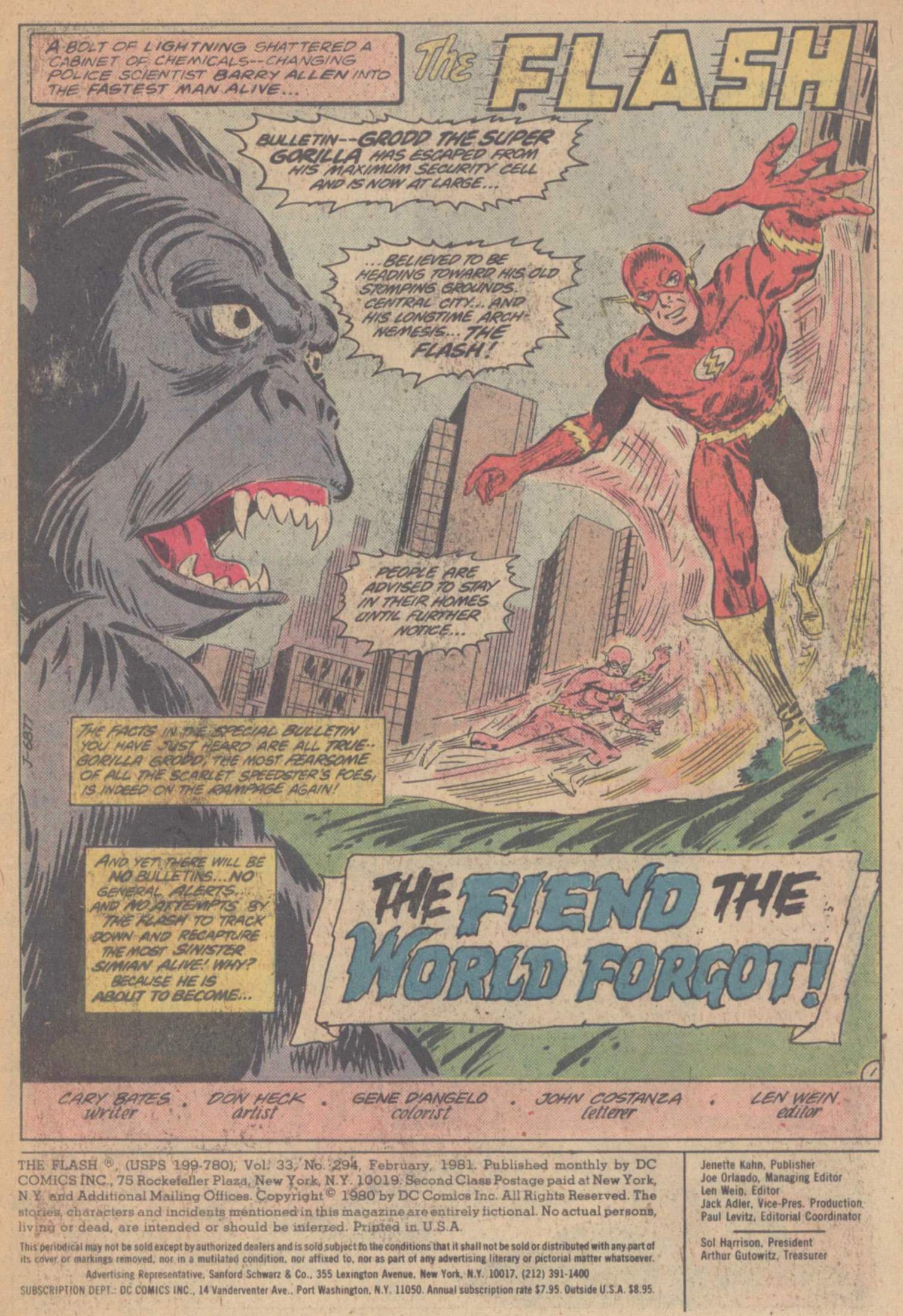 Read online The Flash (1959) comic -  Issue #294 - 3