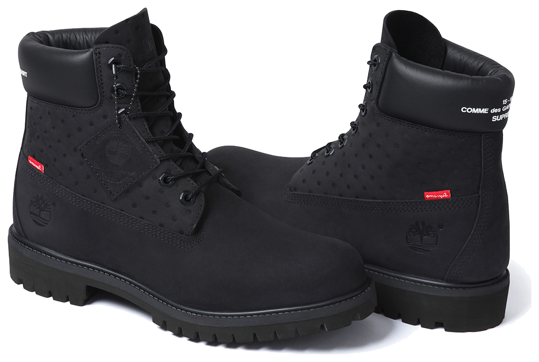 timberland supreme comme des garcons