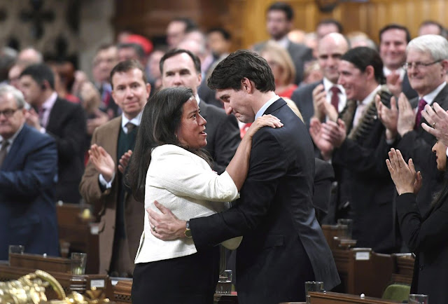 Justin Trudeau & Jody Wilson-Raybould (Feb. 2018)