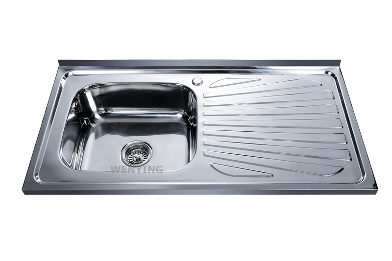 Stainless Steel Kitchen Sink Manufacturer WY10050B Bangladesh style
