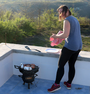 A caught cooking my dinner A caught cooking my dinner