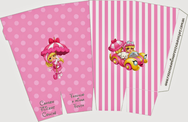 Penelope Glamour Bebé: Cajas para Imprimir Gratis. Cajas para palomitas de maíz = pop corns = poporopos de Penelope Glamour Bebé.