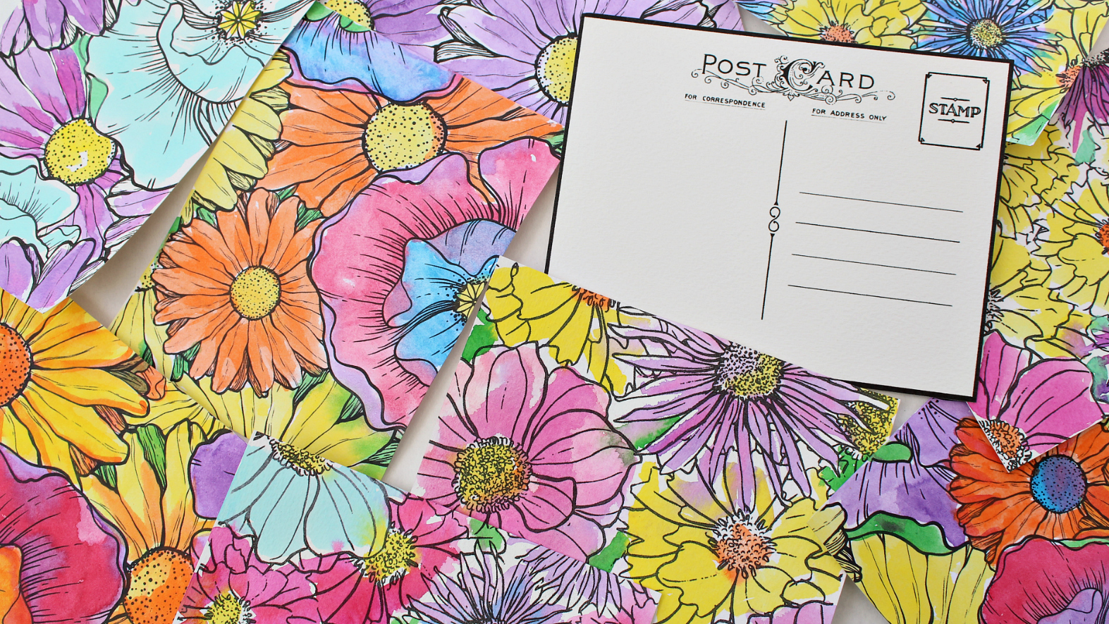 Mark Montano Watercolor Postcards DIY