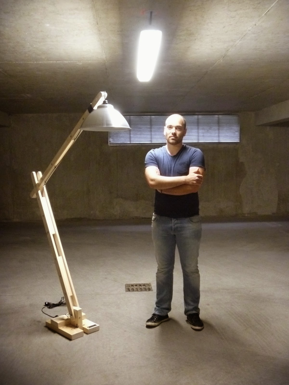 La menuiserie 503 La lampe d'architecte articulée en bois