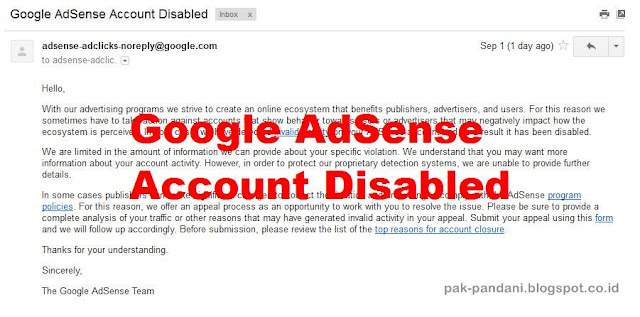 Mimpi Sirna: Ketika Akun AdSense Dinonaktifkan dan Perjuangan untuk Memulihkannya