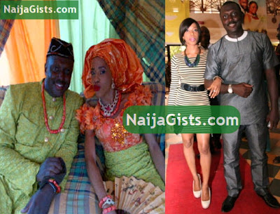 femi brainard's white wedding 