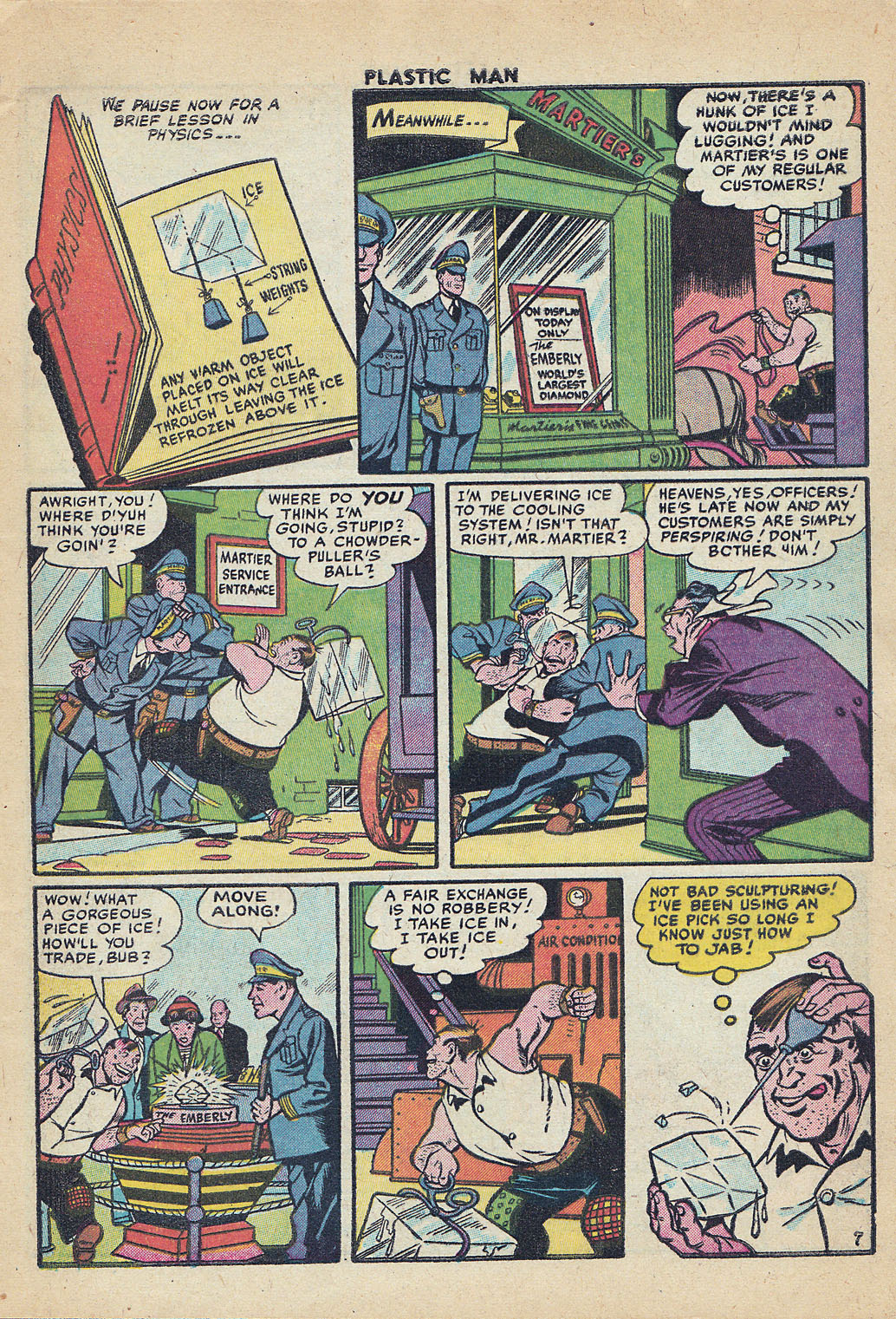 Read online Plastic Man (1943) comic -  Issue #55 - 9
