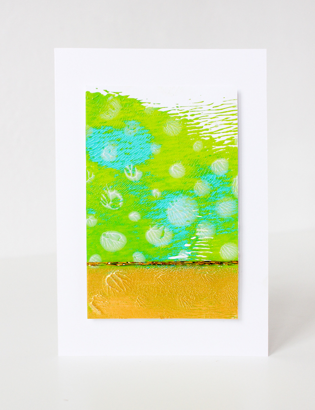 creating with janna- beginner gelli plate printing