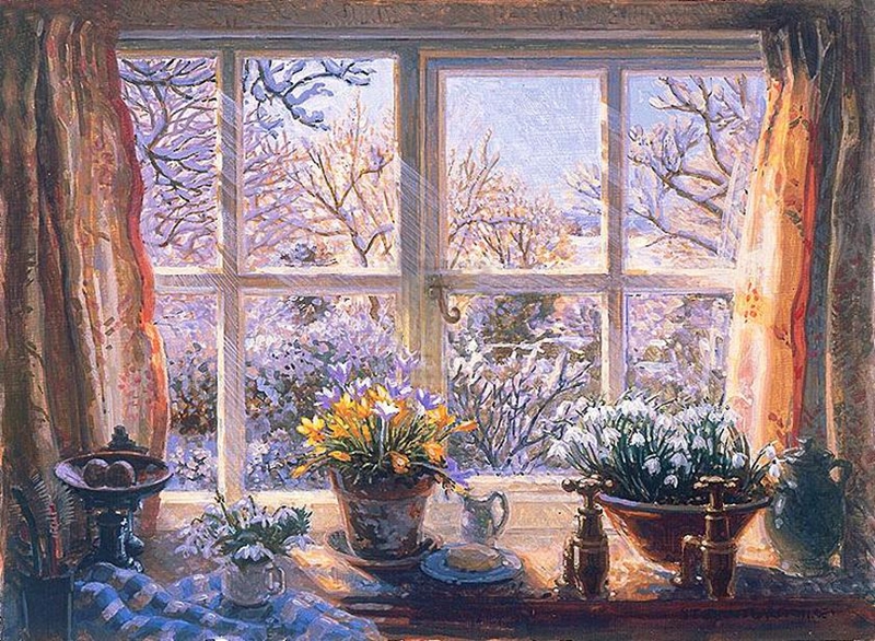 Stephen Darbishire 1940 | British Interiors and Landscape painter Stephen Darbishire 1940 | British Interiors and Landscape painter