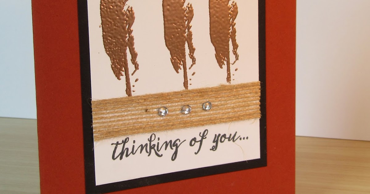 I LOVE the new Copper Embossing Powder