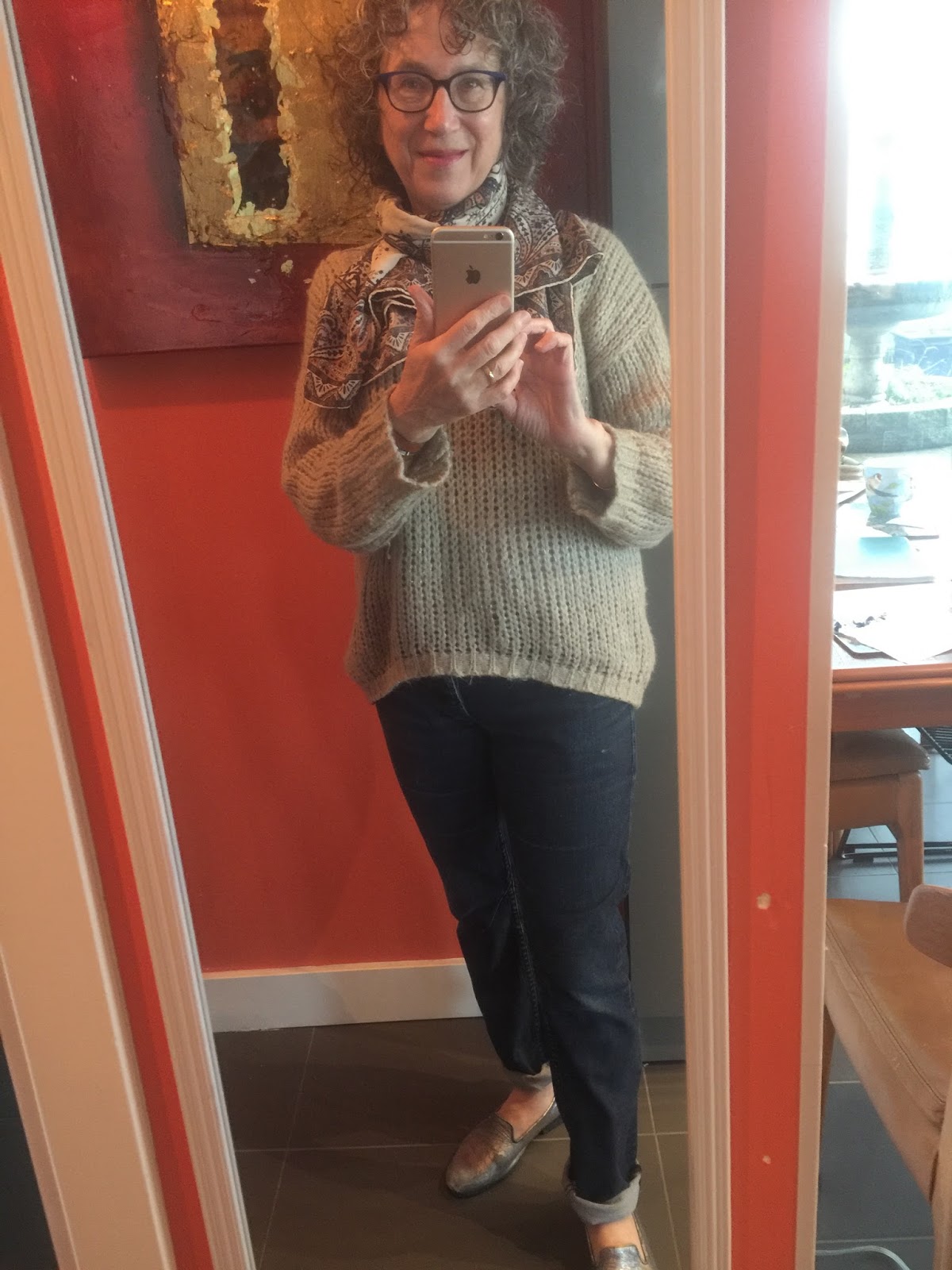 Lightening the Layers, Just a Bit -- Early Spring "What I Wore"