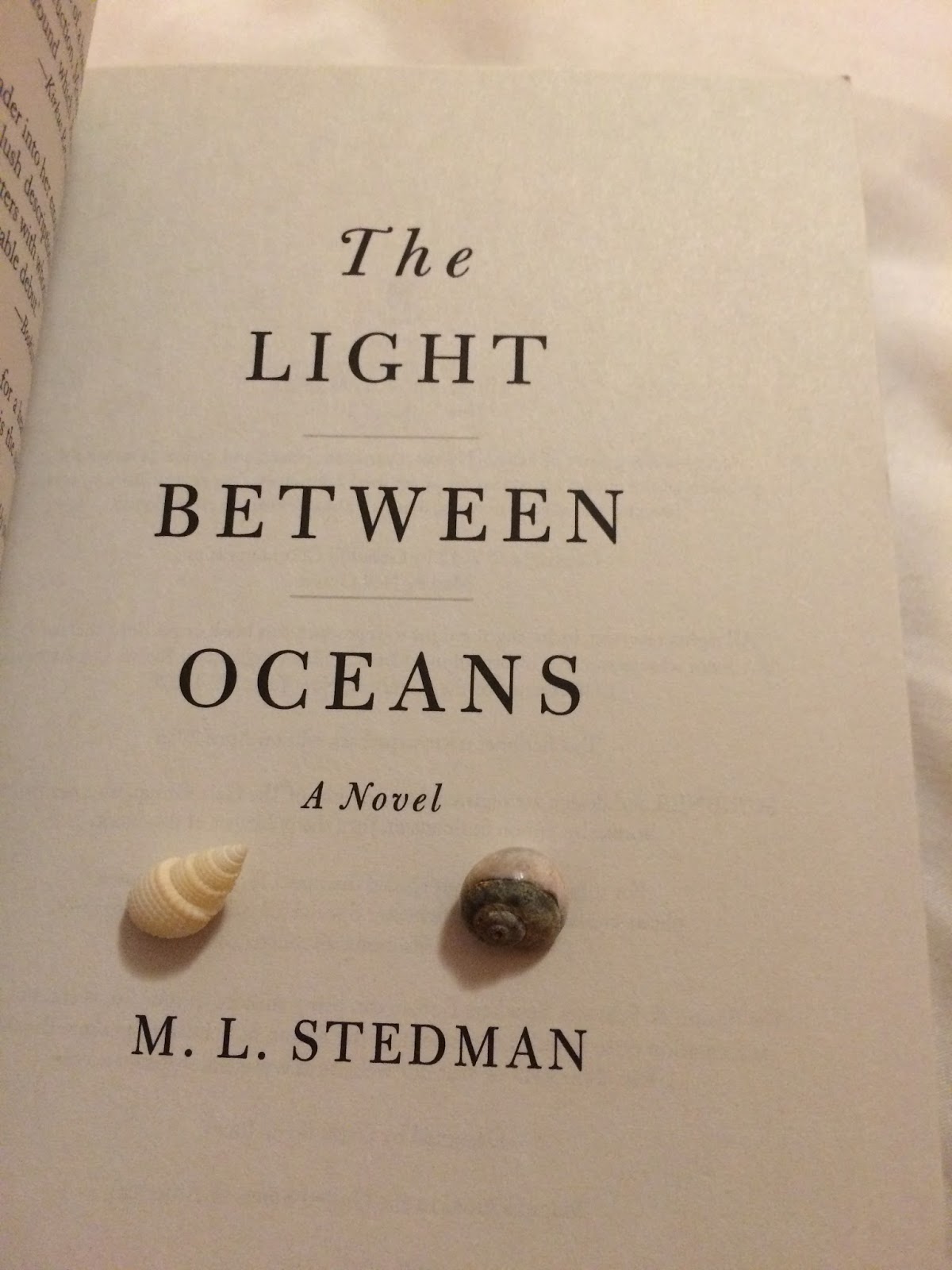 Book Review The Light Between Oceans
