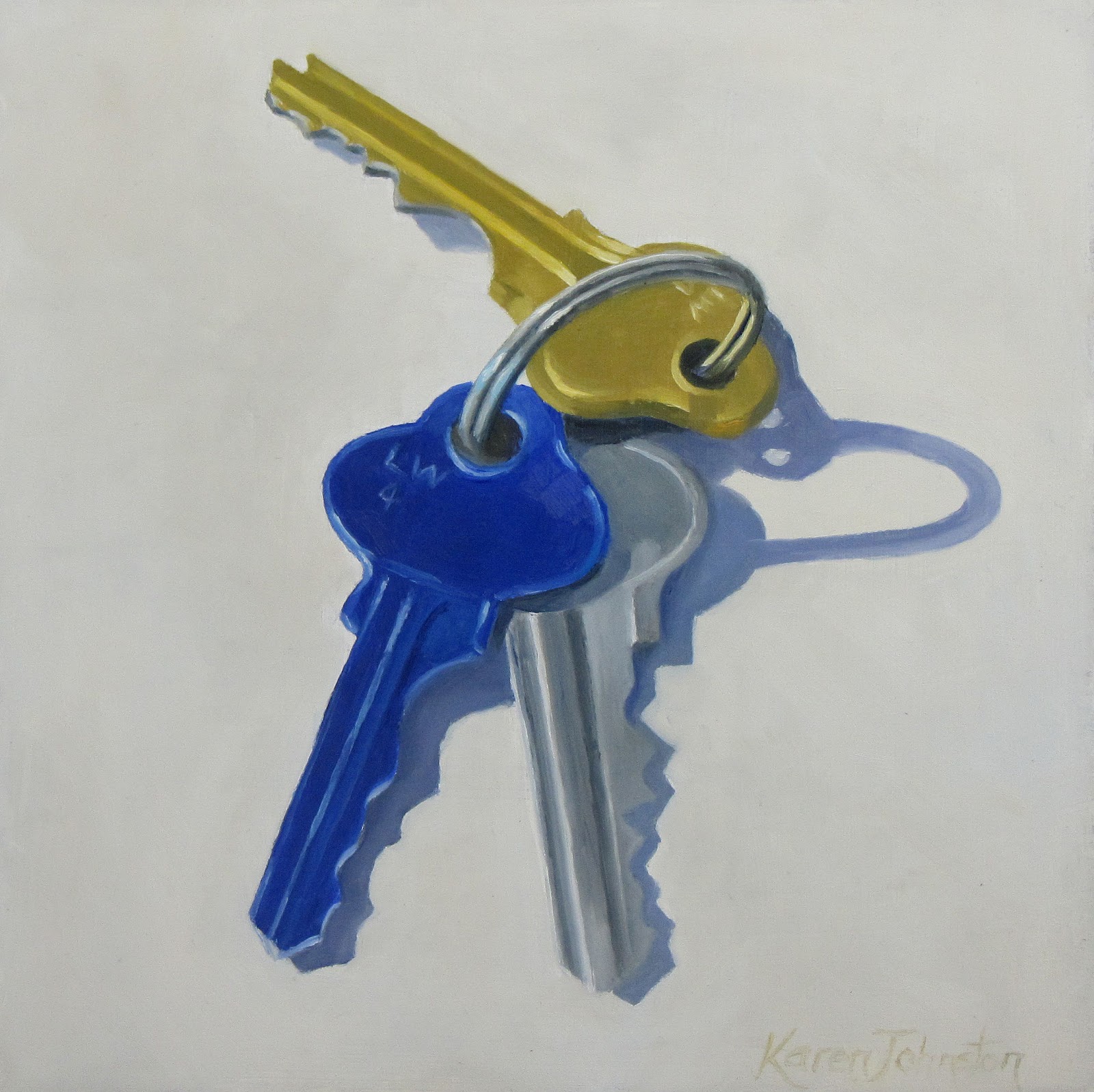 KAREN JOHNSTON SMALL PAINTINGS New Keys