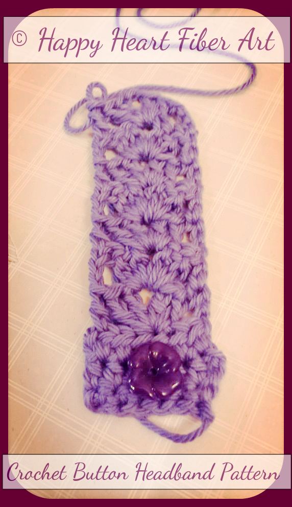 Happy Heart Fiber Art : V is for Valentine's: Free Crochet Headband pattern