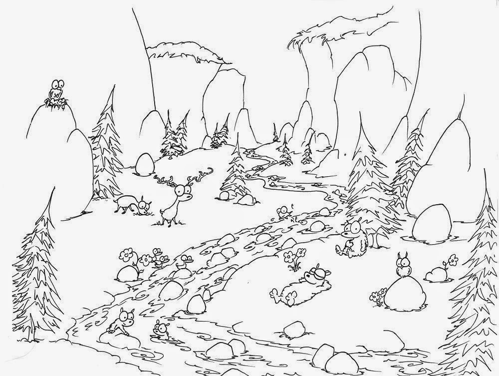 Yosemite National Park Coloring Pages