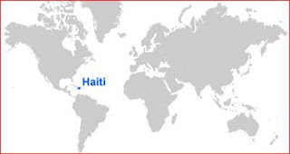 Gambar Peta letak Haiti