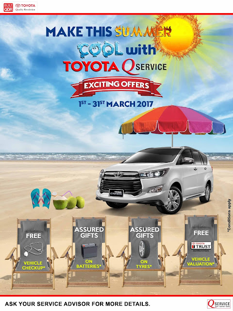 Toyota launches “Summer Service Campaign” in South India Toyota launches “Summer Service Campaign” in South India