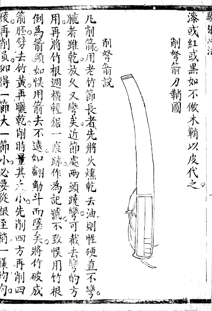 Ming Chinese Crossbowman's Knife Scabbard