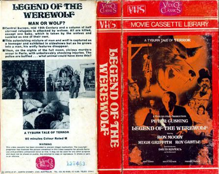 Australian VHS Covers: Video Classics Collection