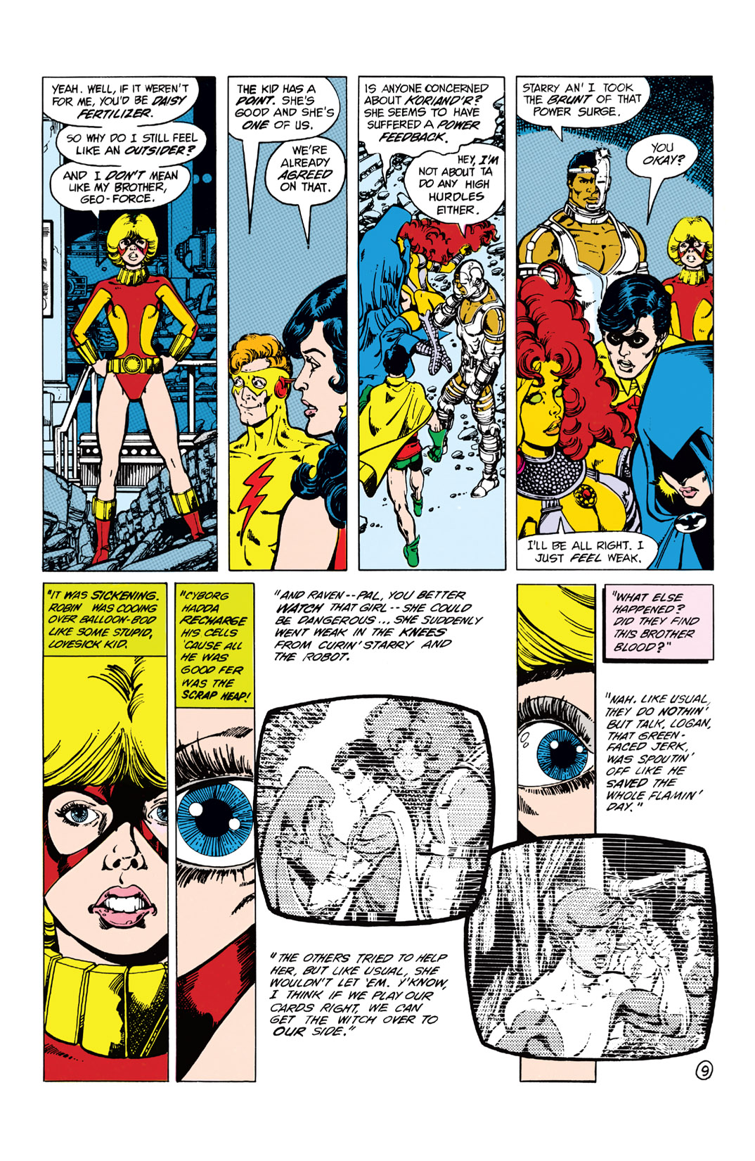 Read online The New Teen Titans (1980) comic -  Issue #39 - 9