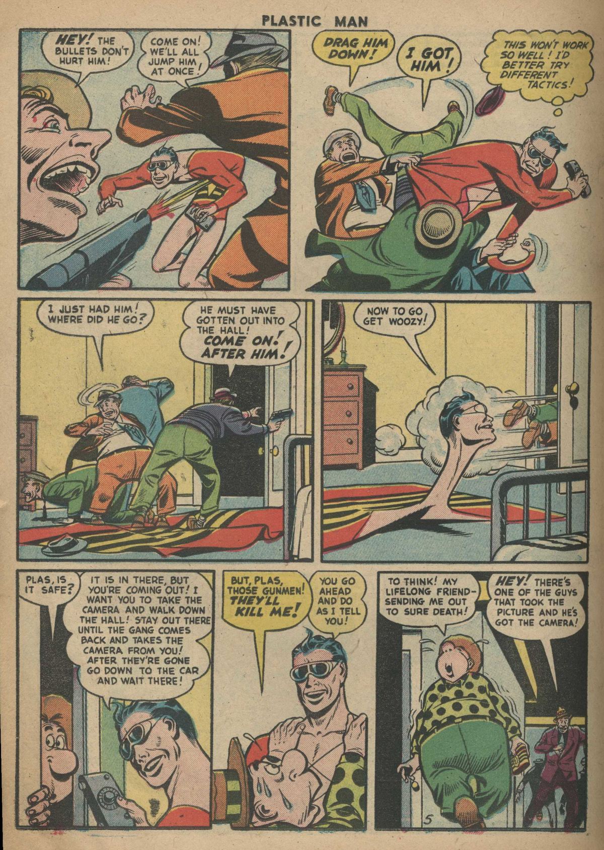 Read online Plastic Man (1943) comic -  Issue #57 - 22
