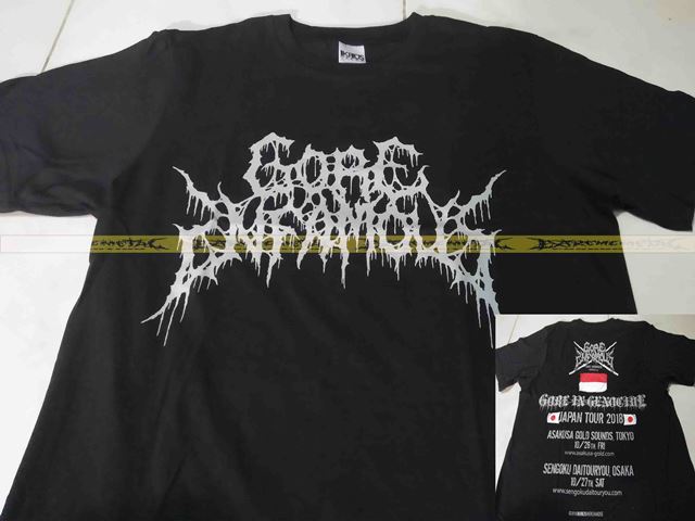 T-Shirt GORE INFAMOUS - Japan Tour 2018 ( Logo Grey )