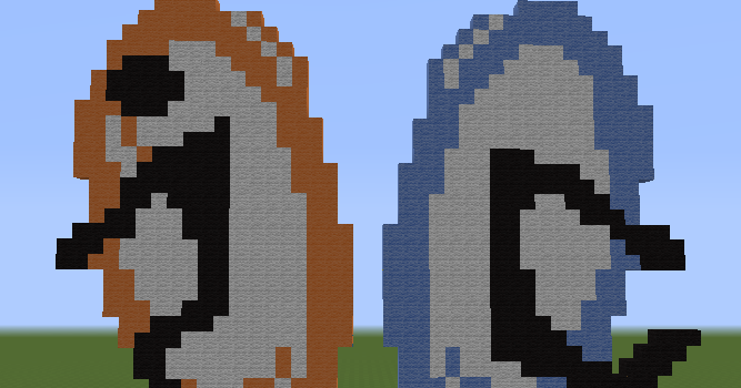 Minecraft Pixel Art Helper: Portal logo